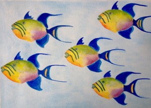 Tropical Fish | Original Watercolor